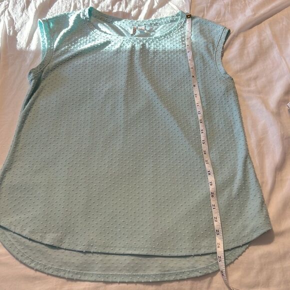 ELLE Women’s Sleeveless Shirt. Medium. Aqua green - Picture 4 of 6